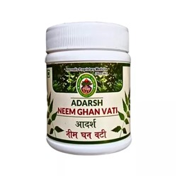 Ним Гхан Вати (120 таб), Neem Ghan Vati, произв. Adarsh Ayurvedic Pharmacy