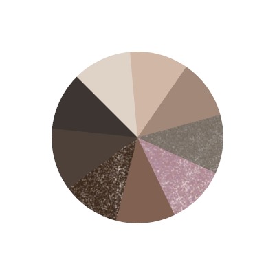 MONIC BEAUTY Тени для век 9 цв Liberty 06 Mysterious Forest