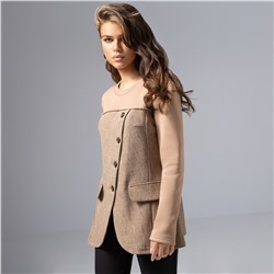 Свитшот приталенного силуэта, Вкус победы (мокка)