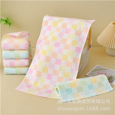 Double-layer towel, gauze soft eating bib, scarf, wholesale