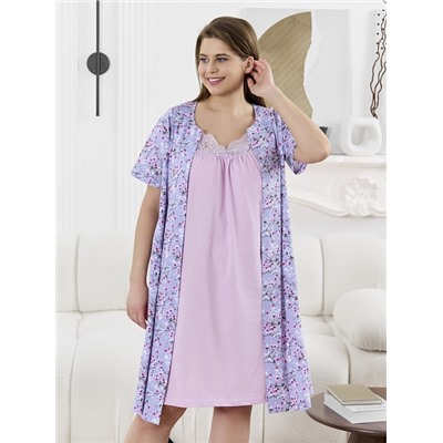 Женская сорочка Забвение-1 НС-641 / сиреневый