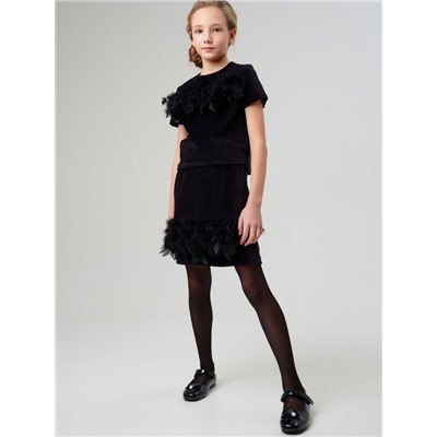 Комплект для девочки: джемпер, юбка