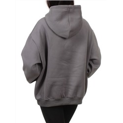 2610 GRAY Толстовка женская (85% хлопок, 10% полиэстер, 5% спандекс)