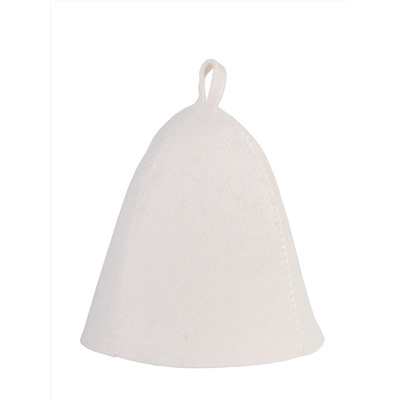 Шапка банная, войлок белый