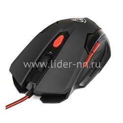 Мышь проводная DIALOG игровая Gan-Kata MGK-10U 6 кнопок (черная)