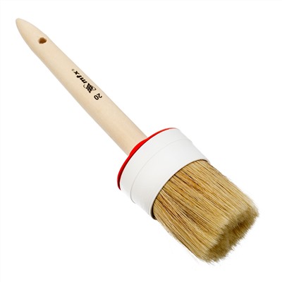 Кисть круглая №20 (65 мм) натуральная щетина, деревянная ручка MTX