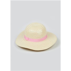 Girls Sequin Straw Hat (7-13yrs)