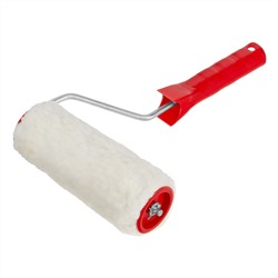 Валик "Натуральный мех", в сборе, 150 мм, D 48 мм, D ручки 6 мм, крепление шплинтом Сибртех