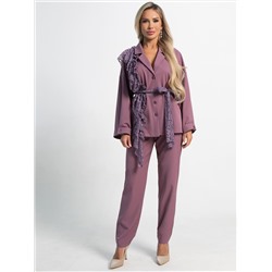 Костюм брючный Стилизация (нежно-розовый) К15332-4М