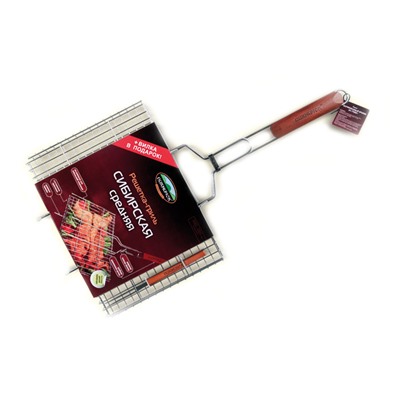 Решетка для барбекю Пикничок Русская глубокая, большая 400х260х50мм