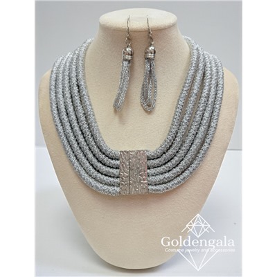 Набор бижутерии колье трансформер и серьги П5/008