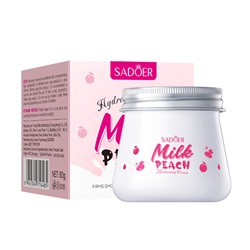 Увлажняющий крем для лица молоко и персик SADOER Milk Peach Moisturizing Cream, 80 гр