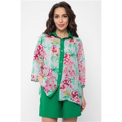 Костюм Удачный (зеленый) К13590-13М