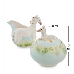 Pavone FM-75/ 2 Набор сахарница и молочник «Лошадь»