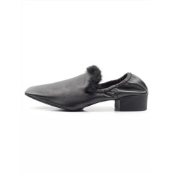 03-N18120S-2 BLACK Полуботинки женские (натуральная кожа)