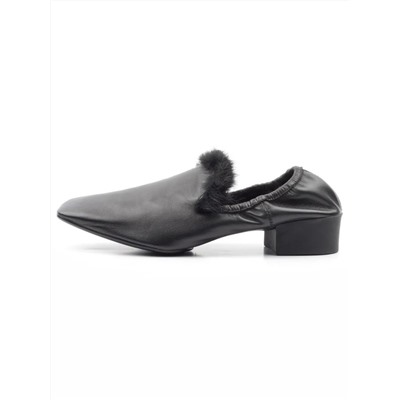 03-N18120S-2 BLACK Полуботинки женские (натуральная кожа)