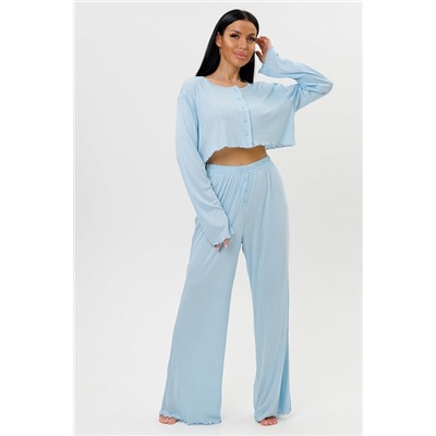 Женская пижама с брюками 2244/3 / Голубой