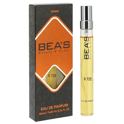 Парфюм Beas Killian Black Phantom Unisex U722 10 ml, Парфюм унисекс Beas U722 создан по мотивам аромата Killian Black Phantom