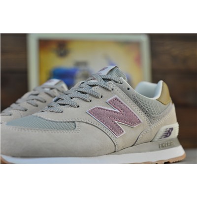 Премиальные New Balance 574 из натуральной замши