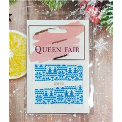 Слайдеры для ногтей  «Зимние узоры»