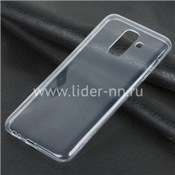Задняя панель для Samsung Galaxy A6 Plus 2018 SM-A605M Силикон  прозрачная (пакет)
