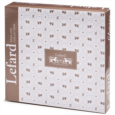 НАБОР ТАРЕЛОК ЗАКУСОЧНЫХ LEFARD "CHARM" 2 ШТ. 20*3 СМ (С ЗОЛОТОЙ ЛИНИЕЙ)