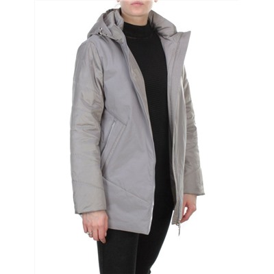 6021 GRAY Куртка демисезонная женская DATURA (100 гр. синтепон)