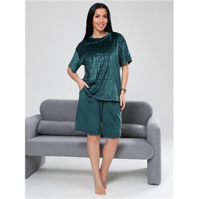 Костюм Чиэра жаккард изумруд ИвК