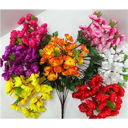 Цветок искусственный декоративный Ветка сакуры (25 цветков) 38 см