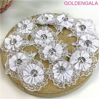 Детский зажим "Тик-так" Цветок 2 шт размер 5,5 см ТК12 тип 3