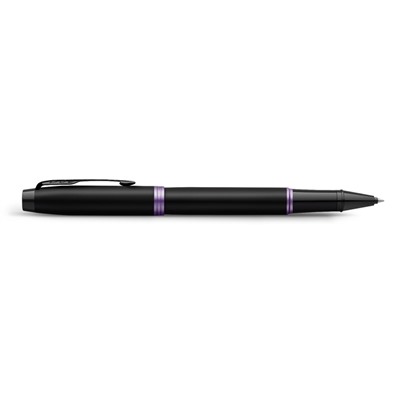 Ручка - роллер Parker Im Professionals Amethyst Purple, в подарочной упаковке, стержень чёрный, корпус черно-фиолетовый