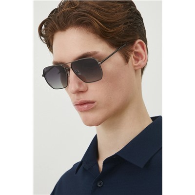 Okulary przeciwsłoneczne męskie kolor czarny