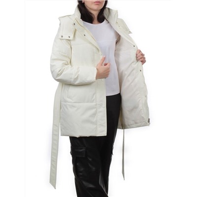 S24-299 MILK Куртка демисезонная женская (100 гр. холлофайбер)