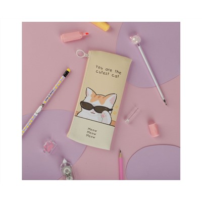 Пенал мягкий 200*100 MESHU "Cute", искусственная кожа