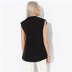 Блуза с воланами, Мелодия стиля (black)