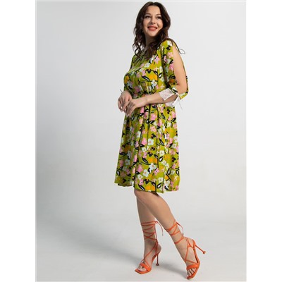 Платье Яна (зеленое) П15634-33М