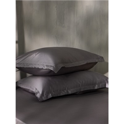 Простыня на резинке SL Home Tencel 200*200+30 см , цв. серый
