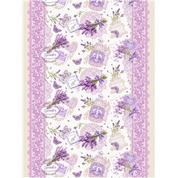 Ткань Рогожка / Лаванда 1