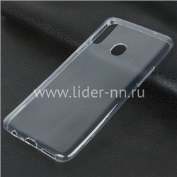 Задняя панель для Samsung Galaxy  A20S Силикон  прозрачная (пакет)