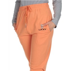 Q-02 ORANGE Брюки спортивные женские (85% хлопок, 15% полиэстер)