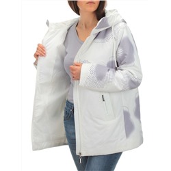 M8534 WHITE Куртка демисезонная женская (100 гр. синтепон) Maria