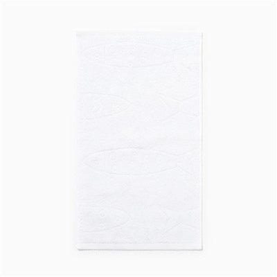 Полотенце махровое Branco di pesci цвет белый, 70Х120, 460г/м хл100%