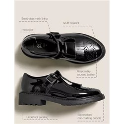 Kids' Leather Freshfeet™ School Shoes (13 Small - 7 large)