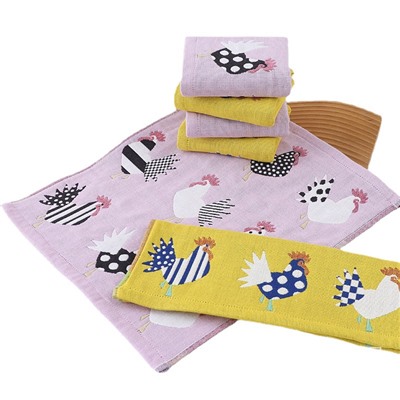 Towel, gauze square quick dry scarf, 34*40cm