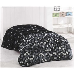 Односпальный Плед 155x220 см Stars Siyah - Hobby
