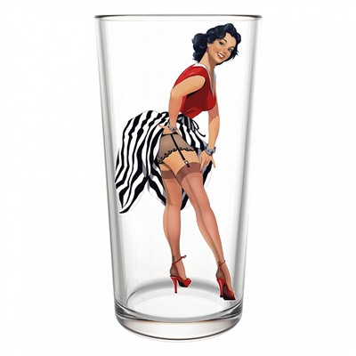 Набор стаканов 300 мл 6 штук (Pin-up girls) 148-Д
