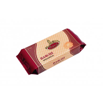 Вафли Со вкусом Крем-Брюле 210г/Вереск