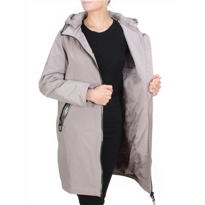 M-5199 DARK BEIGE Куртка демисезонная женская CORUSKY (100 гр. синтепон)