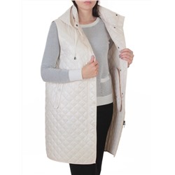 802 LT. BEIGE Жилет утепленный женский (50 гр. синтепон)