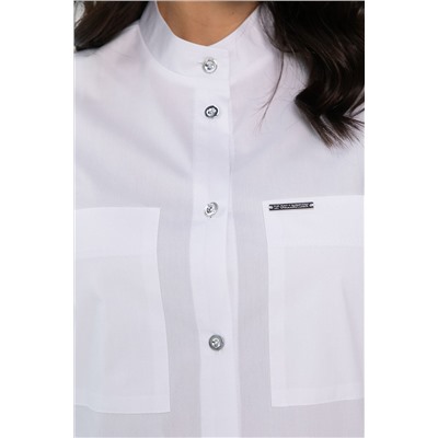 Рубашка хлопковая Асгарда (белая) Б14567-31М